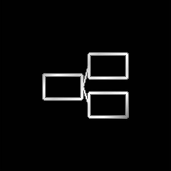 Серебряный металлический значок