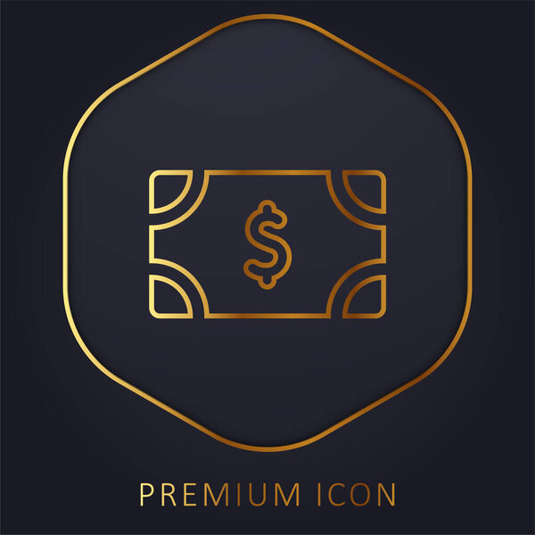 Логотип или иконка золотой линии