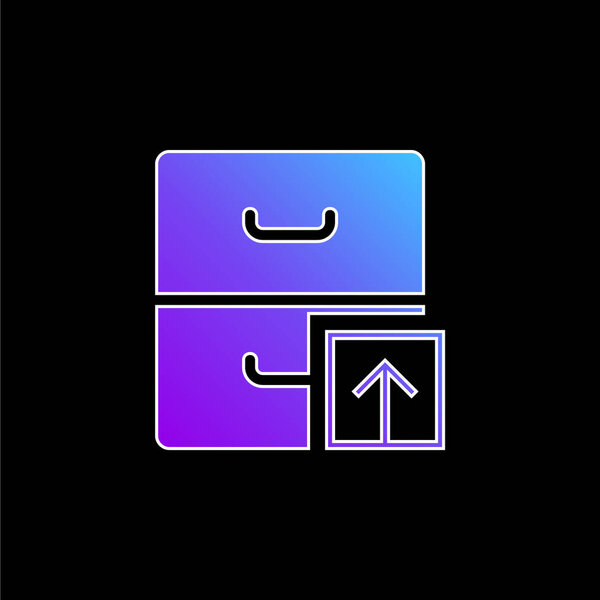 Иконка синего градиента