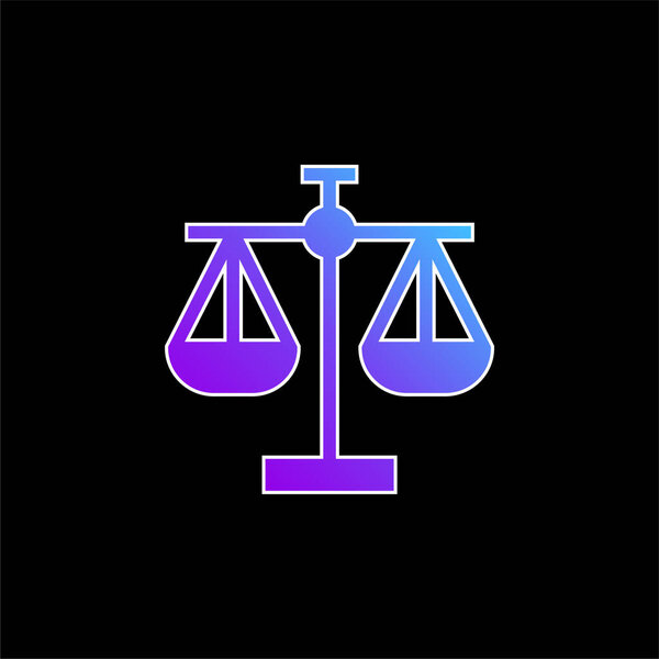 Значок вектора синего градиента