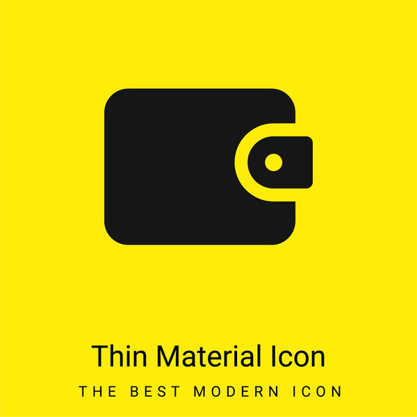 Биллфолд минимальный ярко-желтый материал