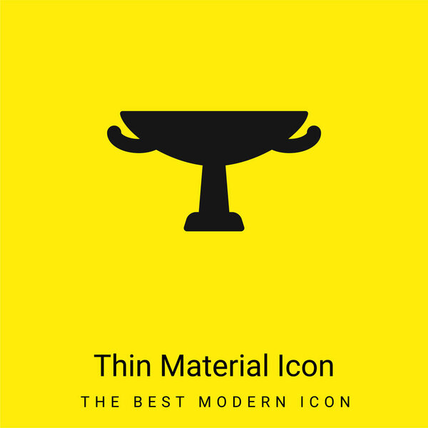 Амфора минимальная ярко-желтая икона материала