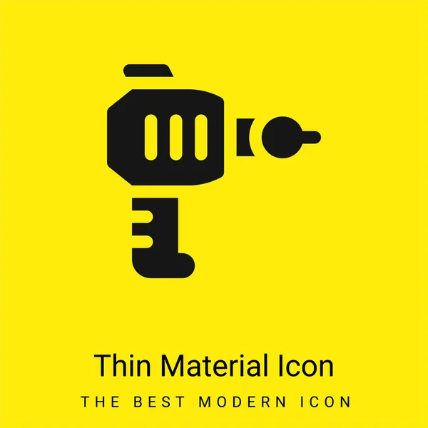 stock vector Blaster minimal bright yellow material icon