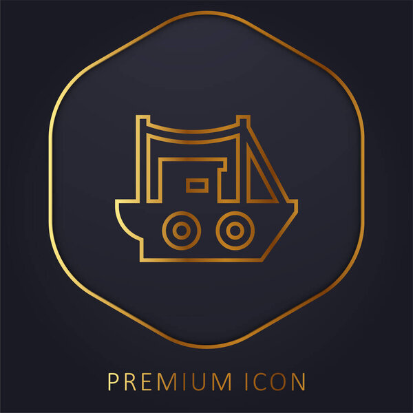 Логотип или иконка золотой линии