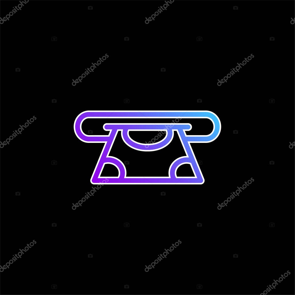 ATM Card blue gradient vector icon