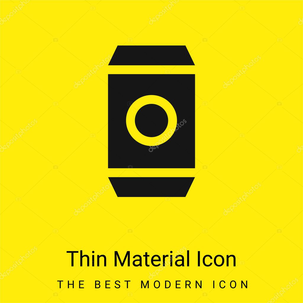 Beverage minimal bright yellow material icon
