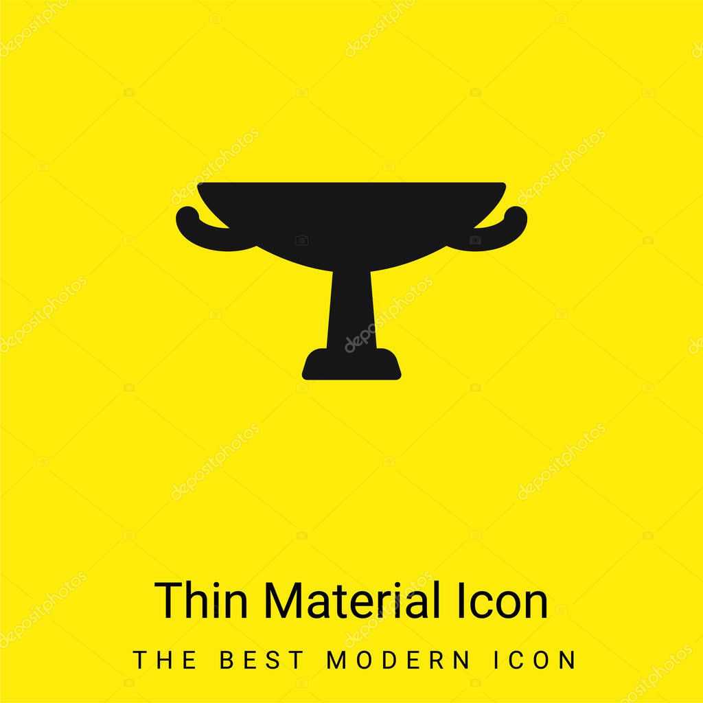 Amphora minimal bright yellow material icon