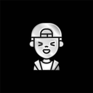 Gümüş kaplama metalik simge