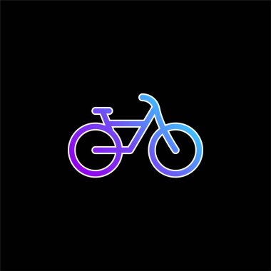 Bisiklet mavisi gradyan vektör simgesi