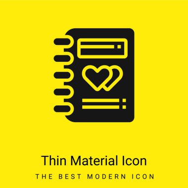 Kitap en az parlak sarı malzeme simgesi