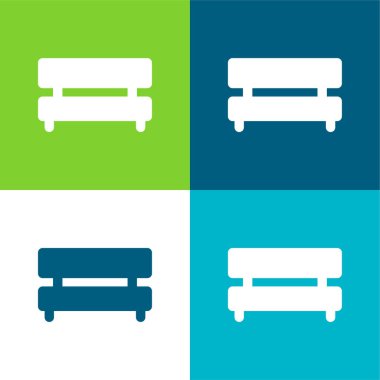 Benç Düz 4 renk en küçük simge kümesi