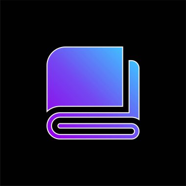 Battaniye mavisi gradyan vektör simgesi