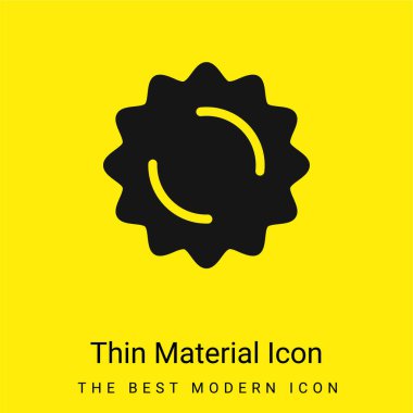 Ödül asgari düzeyde parlak sarı malzeme simgesi