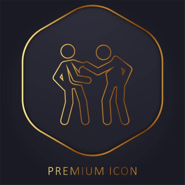 Öfke Altın Hat prim logosu veya simgesi