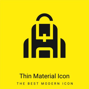 Sırt çantası en az sarı malzeme simgesi