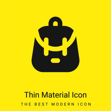 Sırt çantası en az sarı malzeme simgesi