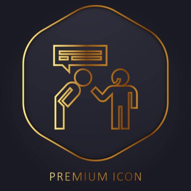 Özür Altın Hat prim logosu veya simgesi