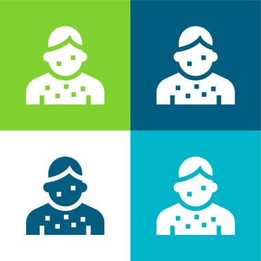 Alerji Düz Renk en düşük simge kümesi