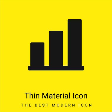 Çubuk Çizelgesi en az sarı malzeme simgesi