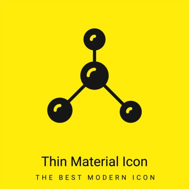 Atomlar en az parlak sarı madde simgesi