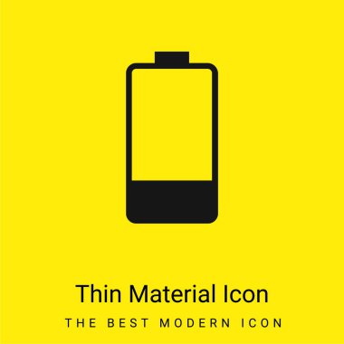 Pil en az parlak sarı madde simgesi