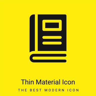 Kitap en az parlak sarı malzeme simgesi