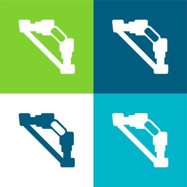 Düz Düz Düz Düz Renk simgesi kümesi