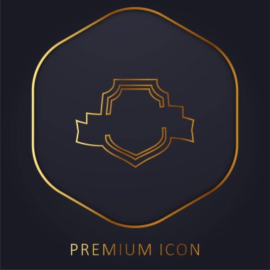 Ödül Kalkanı Altın Hat prim logosu veya simgesi