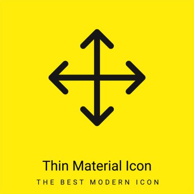 Oklar en az parlak sarı malzeme simgesi