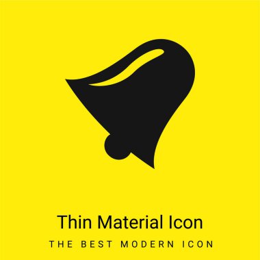 Zil en düşük düzeyde parlak sarı madde simgesi