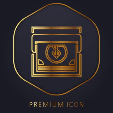 ATM altın hat prim logosu veya simgesi