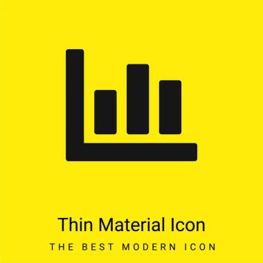 Çubuk Çizelgesi en az sarı malzeme simgesi