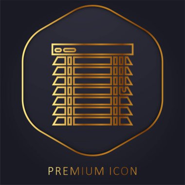 Altın çizgi prim logosunu ya da simgesini gizler