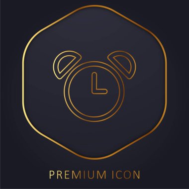 Eski Tasarımın Alarm Saati Altın Hat prim logosu veya simgesi
