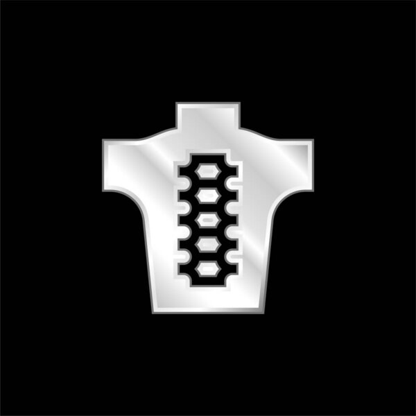 Металлическая икона с покрытием позвоночника