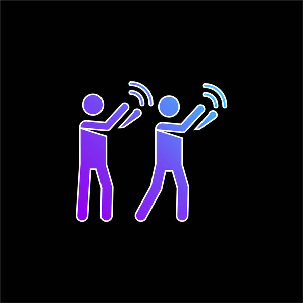 Символ синего градиента