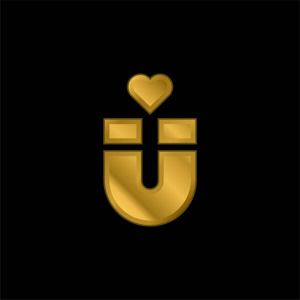 Позолоченная икона или вектор логотипа