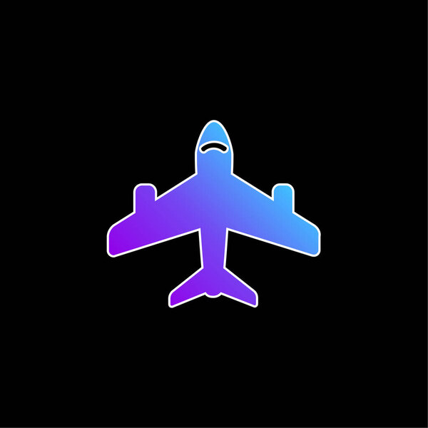 Знак синего градиента