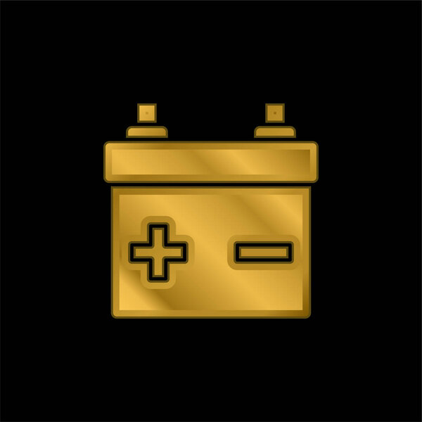 Металлическая иконка или вектор логотипа