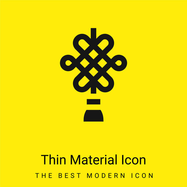 Amulet minimal bright yellow material icon