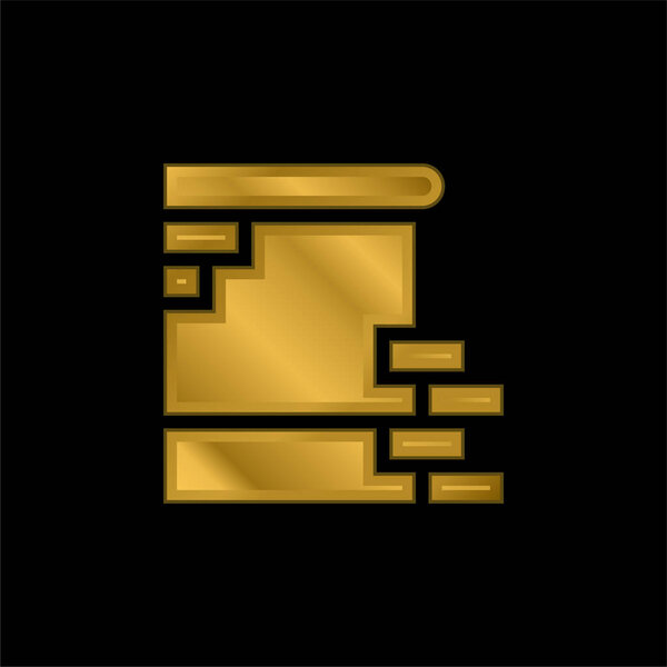 Металлическая икона или вектор логотипа Берлинской стены