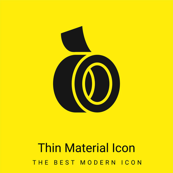 Adhesive Tape minimal bright yellow material icon