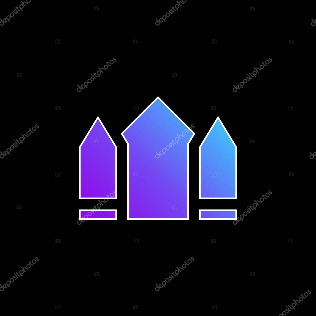 Base blue gradient vector icon