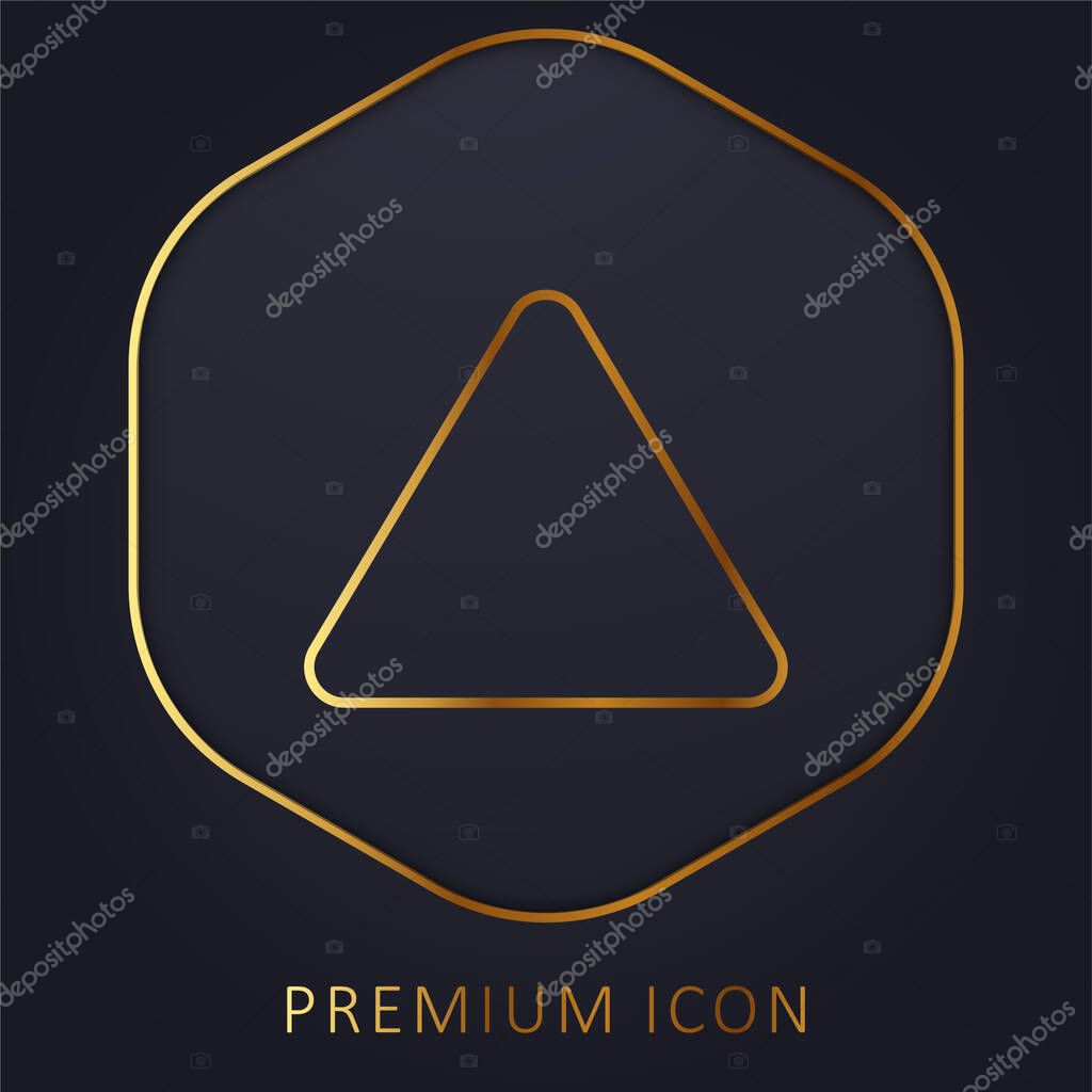 Bleach golden line premium logo or icon