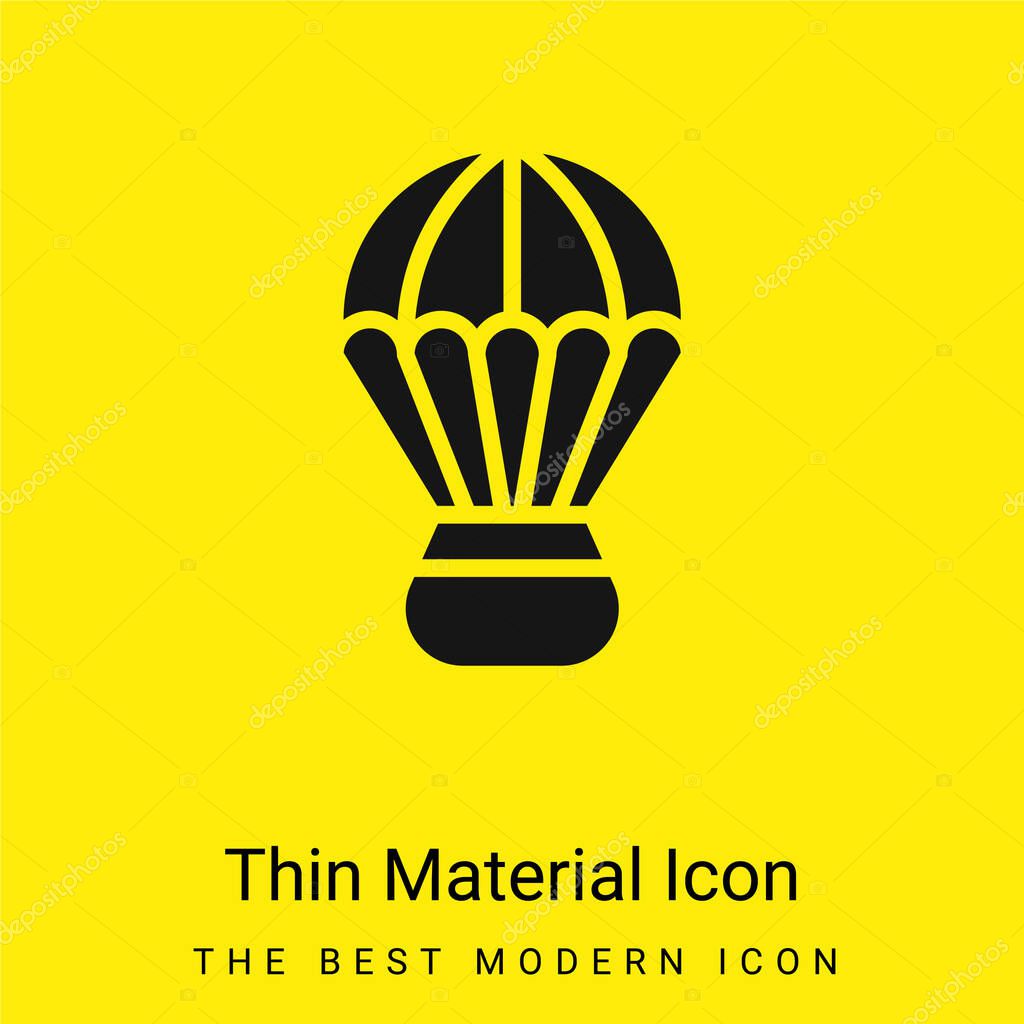 Adventure Sports minimal bright yellow material icon