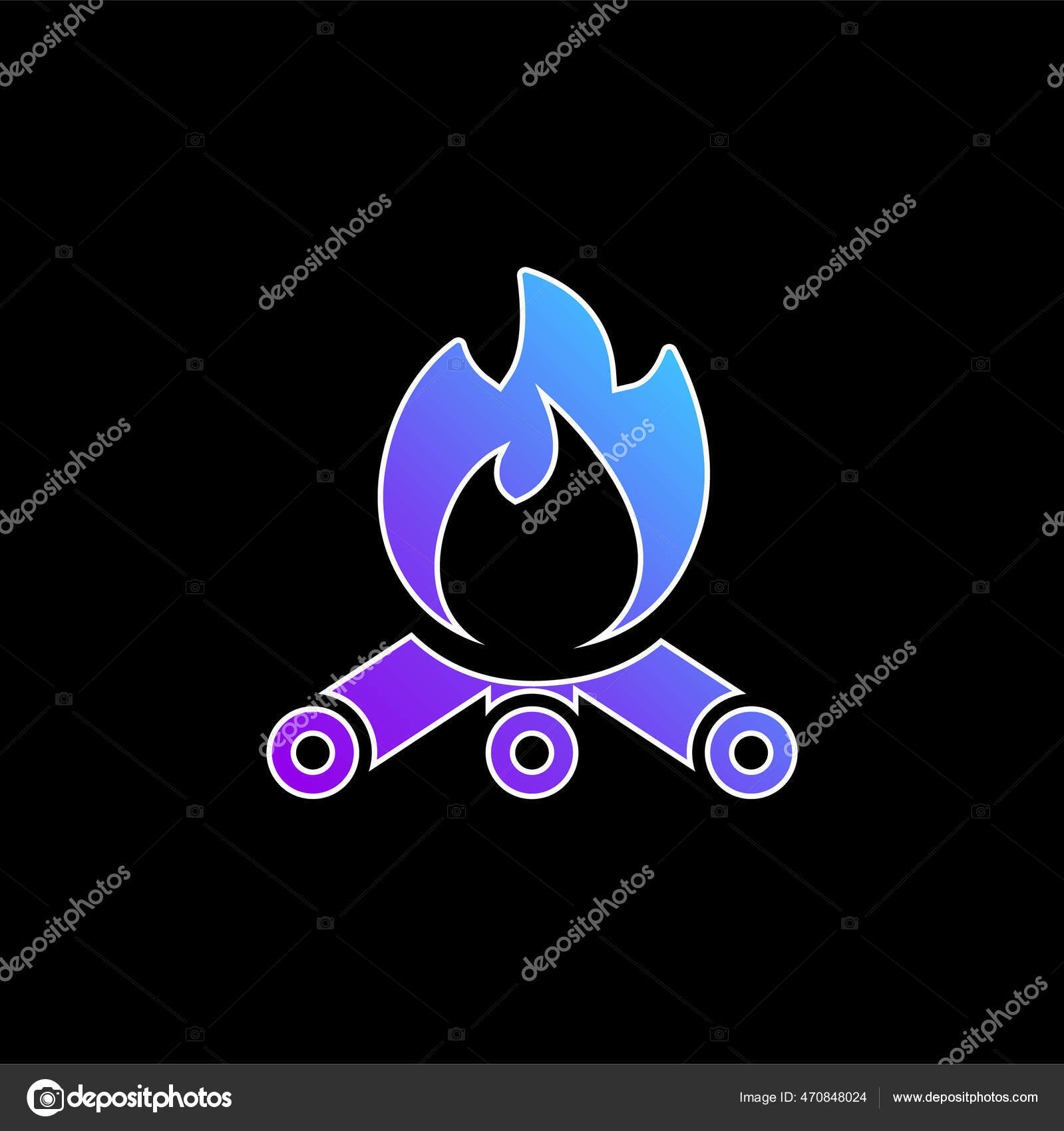 たき火ストックベクター ロイヤリティフリーたき火イラスト Depositphotos