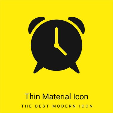Alarm en düşük düzeyde parlak sarı madde simgesi