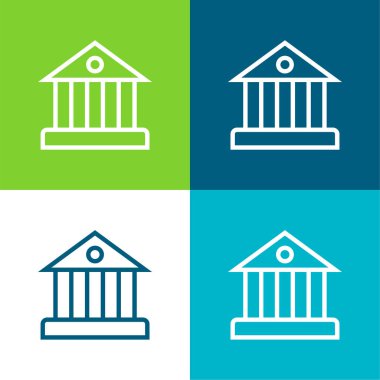 Düz Düz Düz Renk simgesi kümesi