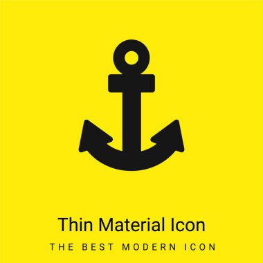 Çapa Yönlendirme Arayüzü İmza En az sarı malzeme simgesi