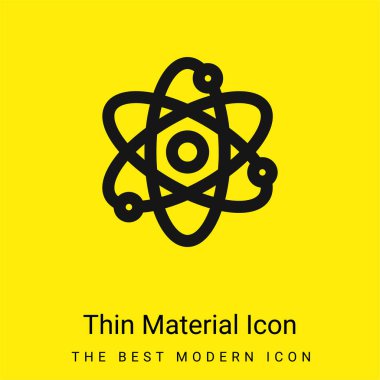 Atom minimal parlak madde simgesi